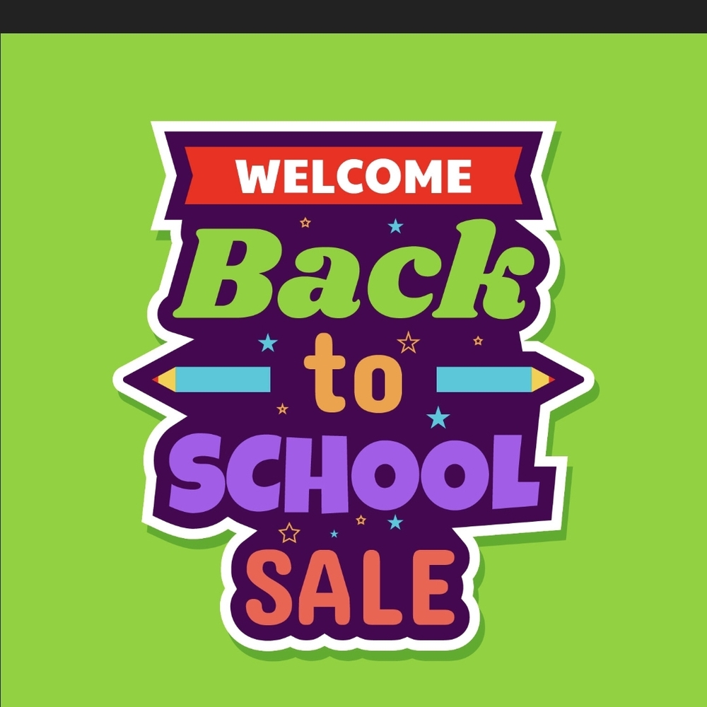 Colorful Back to School Special  Sale Price Must Be Agreed By Both Parties.
